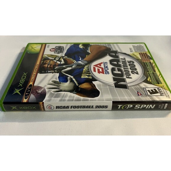 NCAA Football 2005 Top Spin Combo Xbox Complete with Manuals Tested - Picture 3 of 11